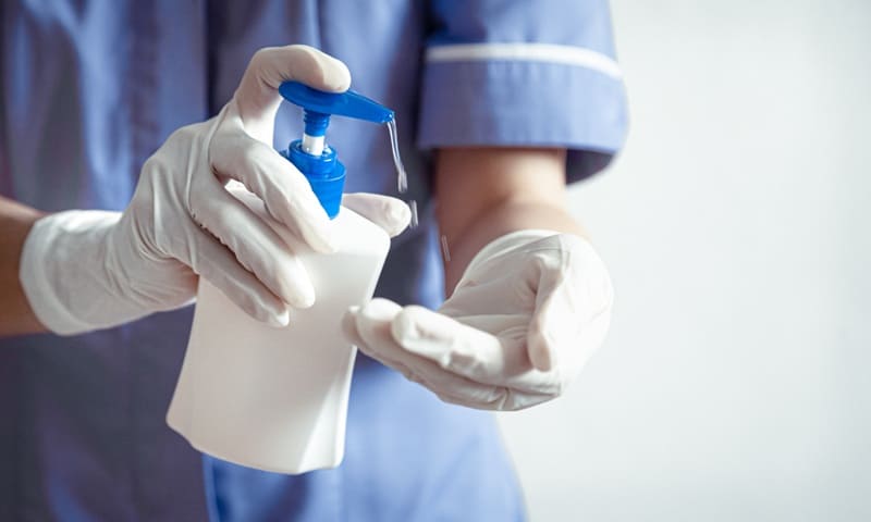 Tipos de productos de limpieza empleados en hospitales