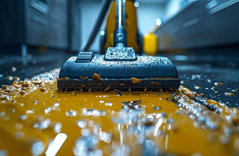 Maquinaria en la limpieza industrial de Barcelona