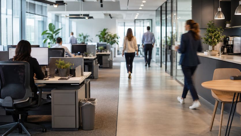 Frecuencias de limpieza de oficinas en Barcelona