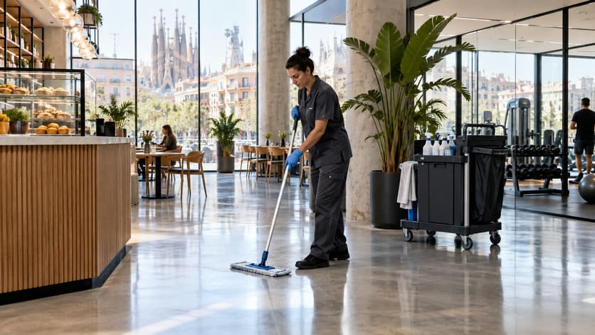Qué debe incluir el presupuesto de limpieza de un local comercial